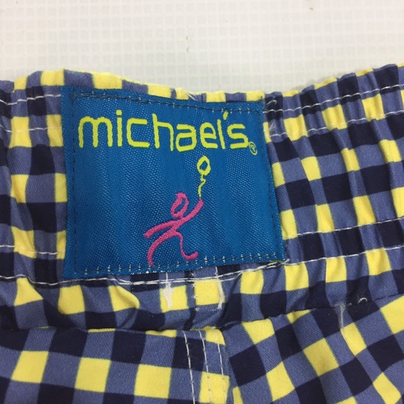 MICHAEL'S Swimming Shorts Blue Gingham XL - Picture 7 of 7